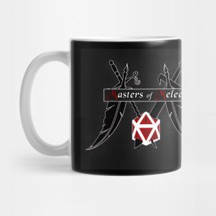 Masters of Melee Logo with txt mid Mug